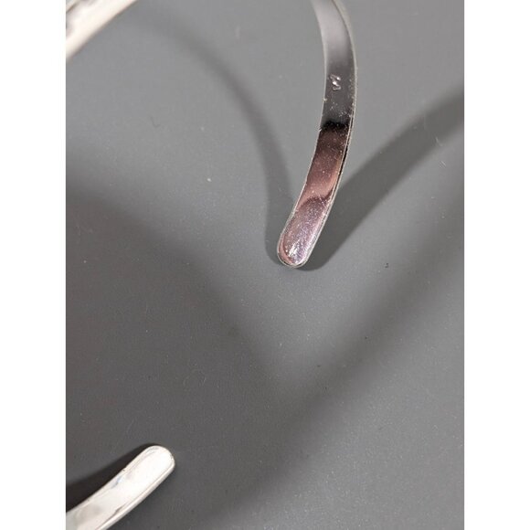 Silver Tone Daughter Friend Open Cuff Bracelet 7 in Stacking Inspirational Love - Picture 3 of 5